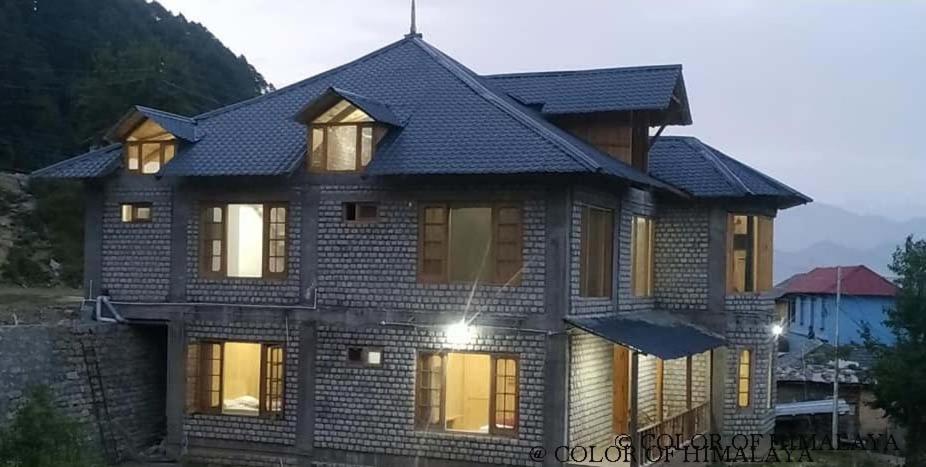 Loghouse At Khajjiar Lake Exterior foto